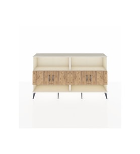 Arges Konsol 4 Raflı 4 Kapaklı 176x30x99 Aytaşı-Çam/Aytaşı