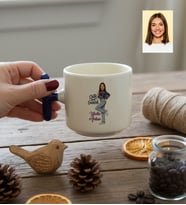 Kişiye Özel Karikatürlü Cute But Gemini İkizler Burcu T Kupa Doğum Günü Hediyesi