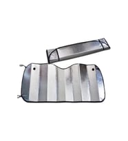 Güneşlik Araç Içi Ön Cam Vantuzlu Folyolu Katlanır Güneşten Koruyucu Perde 130 X 60 cm