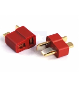 T Plug Erkek ve Dişi Lipo Pil Konnektörü