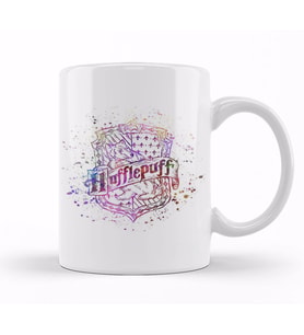 Harry Potter Hufflepuff Kupa Bardak Porselen
