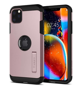 Spigen iPhone 11 Pro Max Kılıf Tough Armor Rose Gold