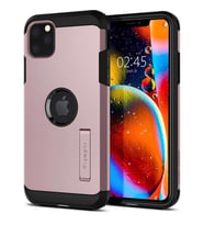 Spigen iPhone 11 Pro Max Kılıf Tough Armor Rose Gold