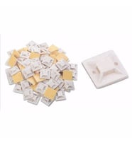 Cırt Kelepçe Hediyeli Yapışkanlı Kroşe 20 adet 28 x 28 mm