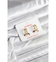 14K Gold Renk Kaplama Samanyolu Model CM Kadın Küpe - TJ-BKP11406
