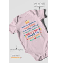 Canım babam doğum günün kutlu olsun Kısa Kollu Bebek Body %100 Pamuk