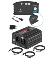Lastvoice Ph-1000 +48V Phantom Power Ses Kartı (Usb ve XLR Kablo + Adaptör)