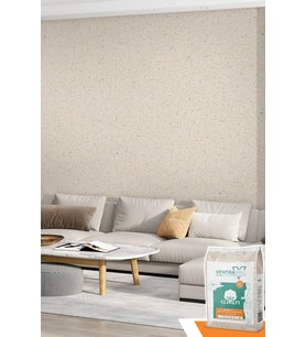 Ventrawall Isı Ve Ses Yalıtımlı Sürülen Duvar Kağıdı  %100 Pamuk Krem  C04-5 Kg  16,5m²
