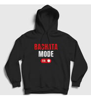 Presmono Unisex Beyaz Bachata Mode On Dance Dans Kapüşonlu Sweatshirt 463390tt (Siyah)