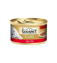 GOURMET Parça Etli Sığır Etli Kedi Konservesi 85 Gr. X 24 Adet (Çok Renkli)