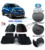 Opel Mokka Havuzlu 3D Paspas Niken Siyah 2012 Sonrası