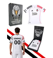 ORJİNAL LİSANSLI ADİDAS BEŞİKTAŞ FORMA 25-26 SEZON BEYAZ FORMA LAZER VEYA UV KUTULU KİŞİ
