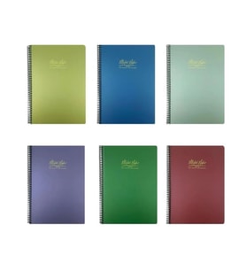 GIPTA METAL NOTES SPİRALLİ PP KAPAK A4 80YP. KARELİ DEFTER