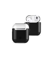Apple Airpods 2 (2.nesil) 3in1 Kılıf - Siyah-beyaz
