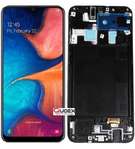 Samsung Galaxy A20 Lcd Ekran Dokunmatik Çıtalı (SM-A205)
