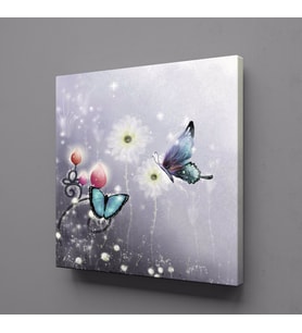 KELEBEK KANVAS TABLO 50x50cm (Karışık)