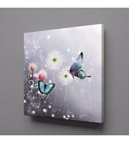 KELEBEK KANVAS TABLO 50x50cm (Karışık)