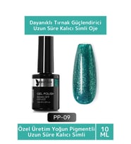 Özel Üretim Yüksek Pigmentli Hızlı Kuruyan Tırnak Güçlendirici 3 Aşamalı Kalıcı Simli Oje 10 Ml