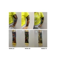 Kızlar Serisi 3 çift 6 adet Giyilebilir Dövme Sleeve tattoo  Set27