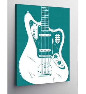 Kanvas Tablo Elektro Gitar