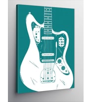 Kanvas Tablo Elektro Gitar