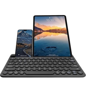 TriLine 78 Yuvarlak Tuşlu İngilizce Bluetooth Tablet Telefon Klavyesi Şarjlı Mini Boy 29x16cm