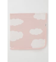 Breeze Yenidoğan Bebek Battaniyesi Bulut Desenli Standart, Pembe