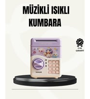 Elektronik Şifreli Atm Görünümlü Çocuk Kumbarası Mor