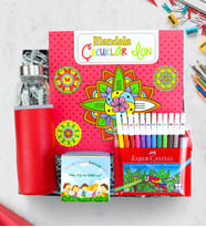 Mandala & Matara & Faber Castell Keçeli Kalem Seti & Dikim Kiti Hediye Seti