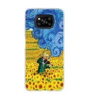 Poco X3 Pro / X3 NFC Uyumlu Vincent Van Gogh Tasarımlı Şeffaf Telefon Kılıfı
