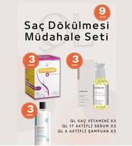 Ql Saç Dökülmesi Müdahale Seti ( 3 Saç Vitamini - 3 Saç Serumu - 3 Şampuan )
