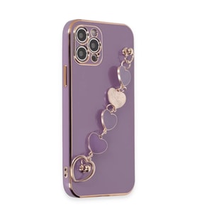 İphone 12 Pro Kılıf Esila Silikon - Mor