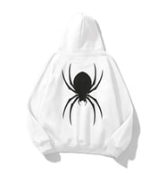 Trendiz Unisex Spider Sweatshirt Beyaz