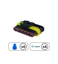 Superseal Erkek Soket 6 Pin Kablosuz