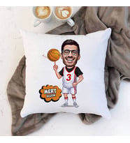 Kişiye Özel Basketbol Sever Karikatürlü Yastık