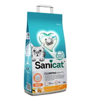 Sanicat Clumping White Duo Vanilya Mandalina Topaklanan Kedi Kumu 10 Lt