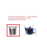 3285 B / Pı Inox / Pı Uyumlu Gri Porselen Semaver / Demlik Süzgeci