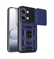 Mey İthalat® Poco X8 Pro Max Pars Lens Yüzüklü Silikon - Lacivert