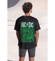Tasarım AcDc Sırt Baskılı Tshirt (STD)