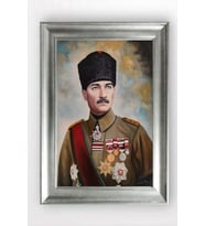 Gümüş Çerçeveli Atatürk Tablo cv1059