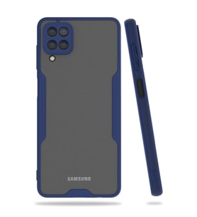 Samsung Galaxy A22 Kılıf Platin Silikon - Lacivert