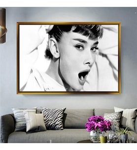Altın Çerçeveli dekoratif tablo l1493 (Gold)