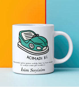 Komik - Esprili Kupa ACIMADI Kİ Tasarımlı İsim Soyisim Yazılı Kişiye Özel Kupa Bardak