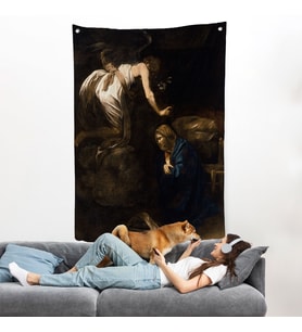 Caravaggio - Duyuru Duvar Örtüsü - Annunciation-7420