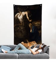 Caravaggio - Duyuru Duvar Örtüsü - Annunciation-7420