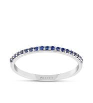 0.10 Karat Safir Yarımtur Pırlanta Yüzük