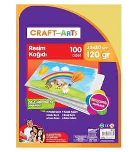 Resim Kağıdı 35X50 120Gr Rulo Şeklinde - 10 adet