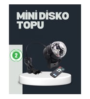 Mey İthalat® RGB LED Disko Küresi 7 Modlu Uzaktan Kumandalı