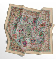 Soft Pamuk Eşarp - 05404-1926 (Mor-Yeşil)