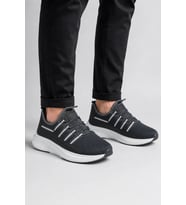 Ziggy Erkek Spor Ayakkabı – Hafif ve Rahat Günlük Yürüyüş Sneaker - Füme